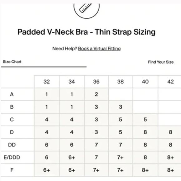 Knix Padded V-neck Bra Sz 8 in Wildflower - Picture 2 of 6